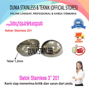 Batok Stainless 3in /pcs aksesoris stainless steel