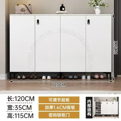 👍Shoe Cabinet(FREE DELIVERY&INSTALL)Type XG001 Shoe Cabinet With Lock Shoe Rack