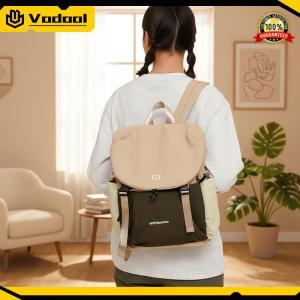 Book Bag Waterproof Schoolbag Preppy Style Rucksack for College Students