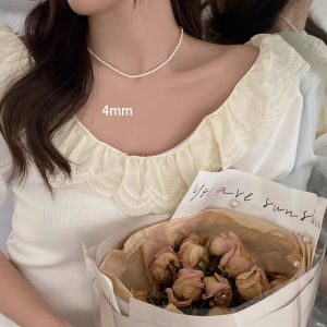 Dây chuyền ngọc trai Shijia dành cho nữ thiết kế sang trọng nhẹ nhàng dây chuyền xương quai xanh cao cấp đơn giản và thanh lịch trang sức dây chuyền áo len. 2026