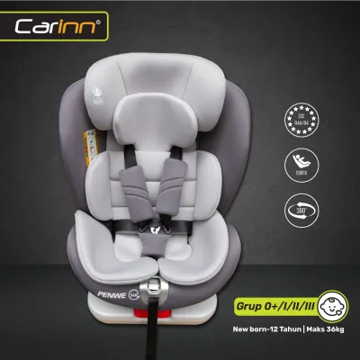 Carinn Car Seat Isofix Full Rotate 360 Derajat / Kursi Mobil Anak Carseat Baby 0-12 Tahun