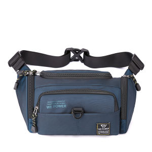 Túi đeo hông đeo ngực nam chống thấm nước thiết kế vải dù gai nhiều ngăn tiện dụng phong cách thể thao khỏe mạnh TUI-99