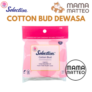 SELECTION MEDISOFT Cotton Bud Baby Dewasa Isi 100pcs / Cottonbud Kapas Pembersih Telinga Bayi Anak