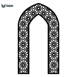 Islamic Arch Mirror Wall Sticker Islamic Wall Art Decor for Muslims Ramadan Housewarming Gift [UEB Vodool]