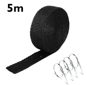 Header Muffler Pipe Thermal Insulation Heat Shielding Applications Basalt Fiber Exhaust Wrap