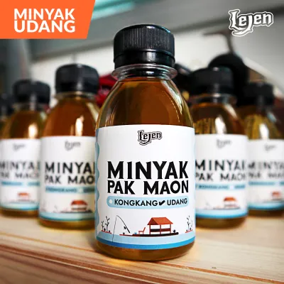 Umpan Minyak Udang Pak Maon Umpan Pemikat - Umpan Pancing Air Tawar & Air Masin