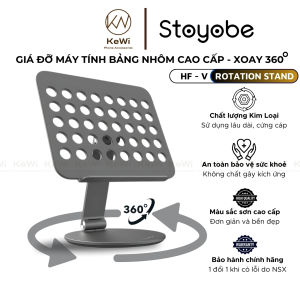 Giá Đỡ Máy Tính Bảng Dux Ducis Stoyobe HF- V Đế Xoay 360 Độ Chất Liệu Hợp Kim Nhôm Cao Cấp - HÀNG CHÍNH HÃNG