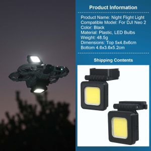 SYRUPSHADDOCKING Drone Night Flying Light LED Light Quick Release Navigation Light Portable HD Illumination LED Light for DJI NEO 2 Aerial Photography
