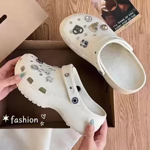 [Free Shipping] Lost Cloud Clogs WomenS Sandals WomenS Outdoor Flip-Flops Beach Shoes Home Slippers WomenS Closed-Toe Shoes