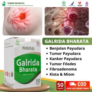 Obat Tumor Payudara GALRIDA BHARATA Efektif Atasi Kanker Benjolan Payudara Tiroid & Gondok BPOM