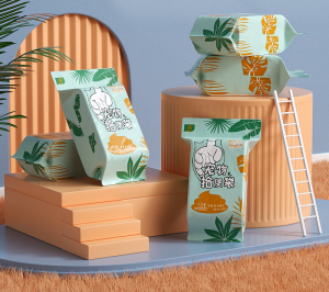 Túi đựng phân chó mèo_ Dụng cụ nhặt phân chó mèo mini tự hủy dùng 1 lần đảm bảo vệ sinh