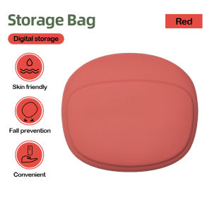 Bluetooth headset storage bag mobile phone data cable charger storage box U disk USB shield headset silicone protection bag