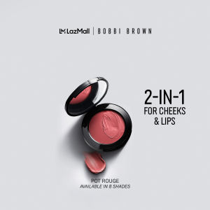 Bobbi Brown Pot Rouge For Lips & Cheeks | Soft Flush Cream Blush Lip Colour Make Up One-Swipe Compact
