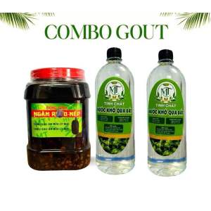 Combo gout Tinh Chất khổ qua rừng + Đủng đỉnh thiên nhiên