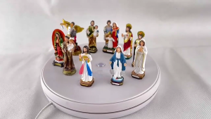 Cổ điển marys giữ bé Jesus bức tượng nhựa Công Giáo tác phẩm nghệ thuật kháng thời tiết cho trưng bày trong nhà hoặc vườn