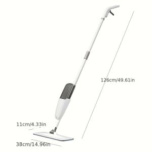Water Spray Mop for Floor Cleaning Microfiber Wet Floor Mop Flat Mop with Sprayer for Kitchen Wood Hardwood Laminate Tile Floors Dust Cleaning