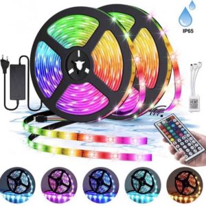 Lampu Led Strip RGB 10M 2835/5050 Warna Warni ip65 Waterproof