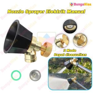 Nozzle Sprayer Adjustable Elektrik Manula High pressure Kompresor Spuyer Semprotan Hama Kebun Taman SPR-118