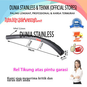 Rel Tikung Atas Pintu Garasi