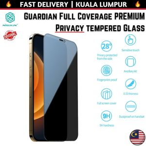 [READY STOCK] NILLKIN Original Apple iPhone 13 PRO MAX iP 13 MINI iP 12 PRO MAX 12 PRO 12 MINI Privacy Screen Protector Premium Guardian Full Coverage Tempered Glass