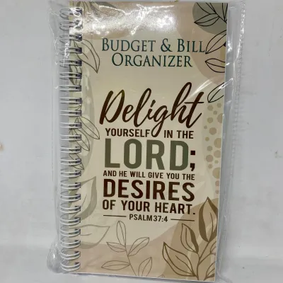 Bill and Budget Organizer - Personal Finance Planner with Expense Tracker to Manage Your Money | 10 Designs Available | Premium Paper with Spring