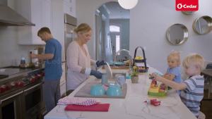 Playtex Living Reuseable Rubber Cleaning Gloves Premium Protection Reusable Household Gloves Large (Pack of 3)