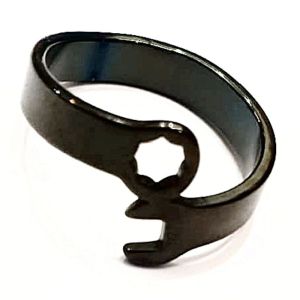 Cincin Couple Titanium Mekanik Kunci Ring Pas Gabung Stainless Steel Anti Karat Selamanya Fashion Para Key Mechanic Teknisi Bengkel Service Pria Wanita Gaul Metal Gaya Elegan Kasual Colossal Klasik Anniversary Vintage Retro Hari Jadi Cod