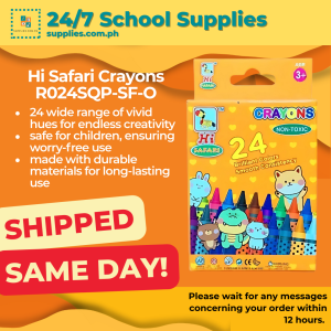 Hi Safari Crayons -  24 colors Brilliant colors safari crayons color crayon school student original crayons