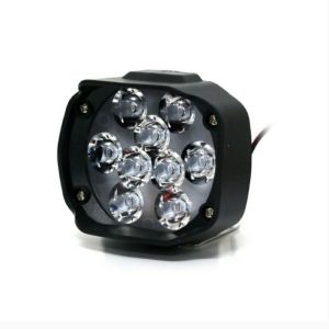 LAMPU TEMBAK SOROT SPION 12V - 80V 15 WATT LED WARNA PUTIH WHITE SUPER BRIGHT TERANG MOTOR 6 WATT 6 LED 9 MATA