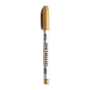 🇲🇾 Ready Stock Metallic Craftwork Pen Gold Silver Marker Pen Waterproof Marker Art Drawing Pen Student DIY Scrapbooking