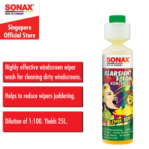 Sonax Lemon Rocks Clearview Wiper Wash 1:100 Concentrate 250ml