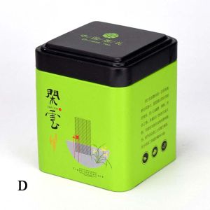 CSQ63 High Quality Small Decoration Sealed Canister Kitchen Storage Aluminum Tea Caddies Airtight Container Coffee Jar Tea Box