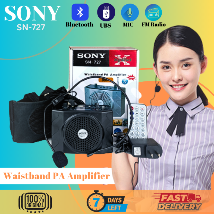 ORIGINAL Sony Lapel Voice Amplifier With Bluetooth Portable