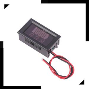 ❣💕WonderfulBuyinge เครื่องวัดระดับการชาร์จแบตเตอรี่รถยนต์12V 24V 36V 48V 60V เครื่องทดสอบความจุแบตเตอรี่ลิเธียมจอแสดงผลสีฟ้า
