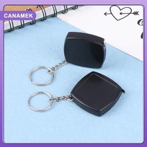 【CANAMEK】 Vuông 2m Tape đo có thể thu vào món quà nhỏ thép Cai Trị Móc chìa khóa Mini Thép tự động kính thiên văn đo băng