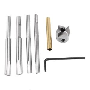7 Mảnh Bút Bộ dụng cụ nghiền Với 3/4 "Đầu Cắt Và Phi Công Trục Bút Thùng Mill Tông Đơ Thiết Lập Cho Chế Biến Gỗ