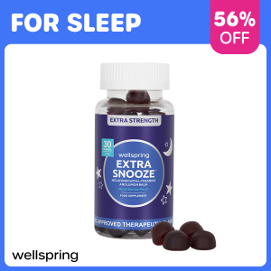 Wellspring Extra Snooze Extra Strength Melatonin Gummies for Sleep