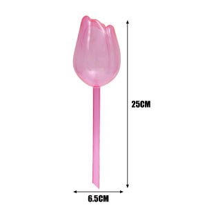 4Pcs Plant Self Watering Tool Plastic Tulip Waterer Watering Globes Automatic Drip Irrigation Supplies Planter Insert Water Devices