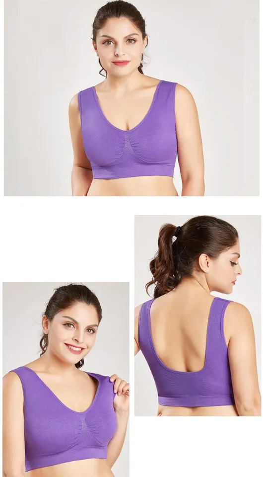 Zeax Plus Size Vest Bras for Women Soft Breathable India