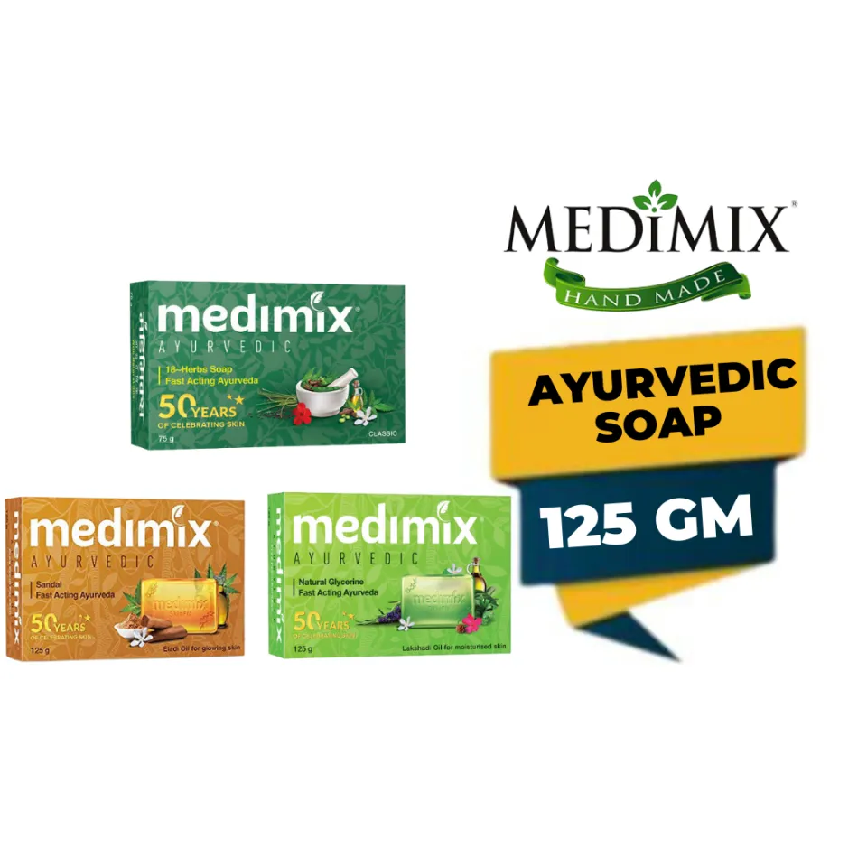 Medimix Ayurvedic Sandal Soap, 3x125gm