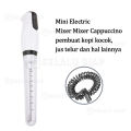 Milk Frother Mixer Pengaduk Susu Kopi Foamer Elektrik Cappuccino Maker Mini Electric Hand Mixer Pengocok Telur Milkshake Minuman Pengaduk Coffee Latte Kopi Susu Hot Chocolate SF-8073. 