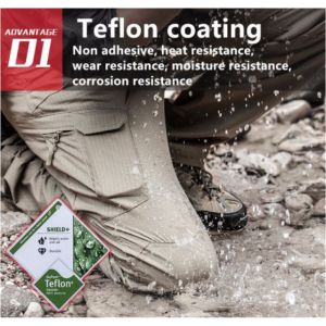 IX7 Mens Tactical Pants Wide Leg Straight Cut Waterproof Multi-Pocket Outdoor Hiking Pants Training Pants Waterproof Tactical Workwear