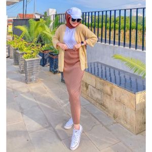 ROK SPAN PLISKET LIDI PREMIUM/rok panjang wanita terbaru 2022/rok cewek model korea/rok/Rok plisket asli tebal/Rok serut samping panjang/Rok cewek model korea/Rok panjang wanita terbaru 2022/Rok plisket premium dewasa tebal panjang/Rok kebaya modern bawah