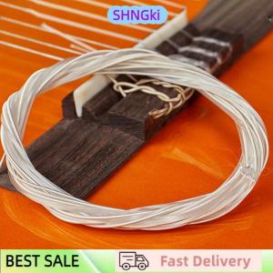 SHNGki 6pcs Guitar Strings Nylon Silver Strings Set for Classical Classic Guitar