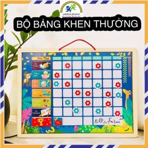 Đồ Chơi Thông Minh Cho Bé Bảng Khen Thưởng Kỷ Luật Cho Bé Rèn Tính Kỷ Luật - Bảng Thành Tích Bảng Nam Châm Giúp Bé Phát Triển Thói Quen Tốt