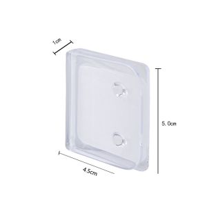 SIMPLE.J 2 ชิ้น / เซต แบบพกพา ติดผนัง มีกาวในตัว ผ้าม่าน คงที่ ห้องนอน ผ้าปูที่นอน กันลื่น ที่หนีบ ไม่ต้องเจาะรู ป้องกันน้ํากระเซ็น กันลม มีกาวในตัว อเนกประสงค์