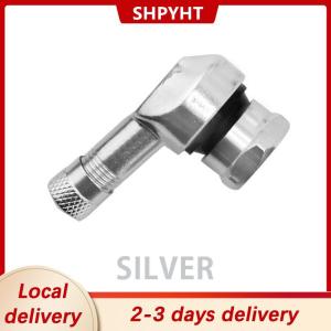 [COD] SHPYHT Local delivery Ship within 24 hours 1PCS Motorcycle Rim Tire Wheels Spare Parts Valve Elbow 90 Degree Angle Motorbike Wheel Tire Tubeless Valve Stems Rim Wheel Part