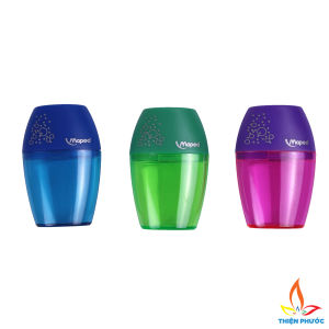 Gọt bút chì cute Maped hình tháp có hộp đựng rác SUKADO MAPED06