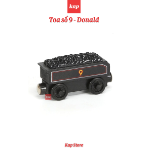 (không kèm đường ray)Các Toa Chỡ Hàng Của Xe Thomas and Friends Gỗ Chơi Được Trên Đường Ray Gỗ