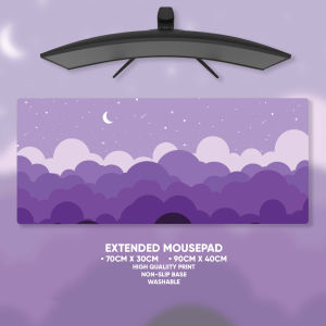 CloudSky Extended Mousepad | Large Gaming Deskmat